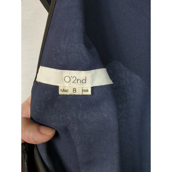 O'2nd Navy Mesh Sleeveless Sheath Dress 8 - Picture 7 of 7